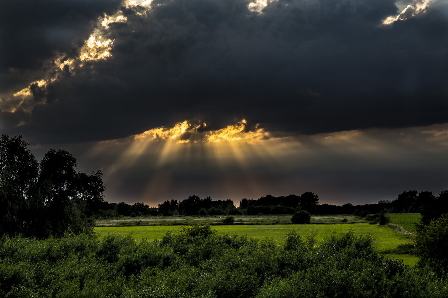 agriculture air clouds countryside