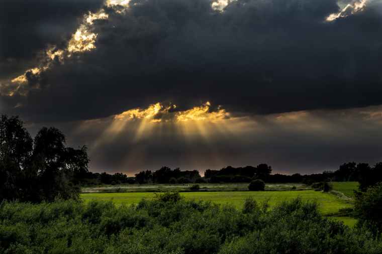 agriculture air clouds countryside